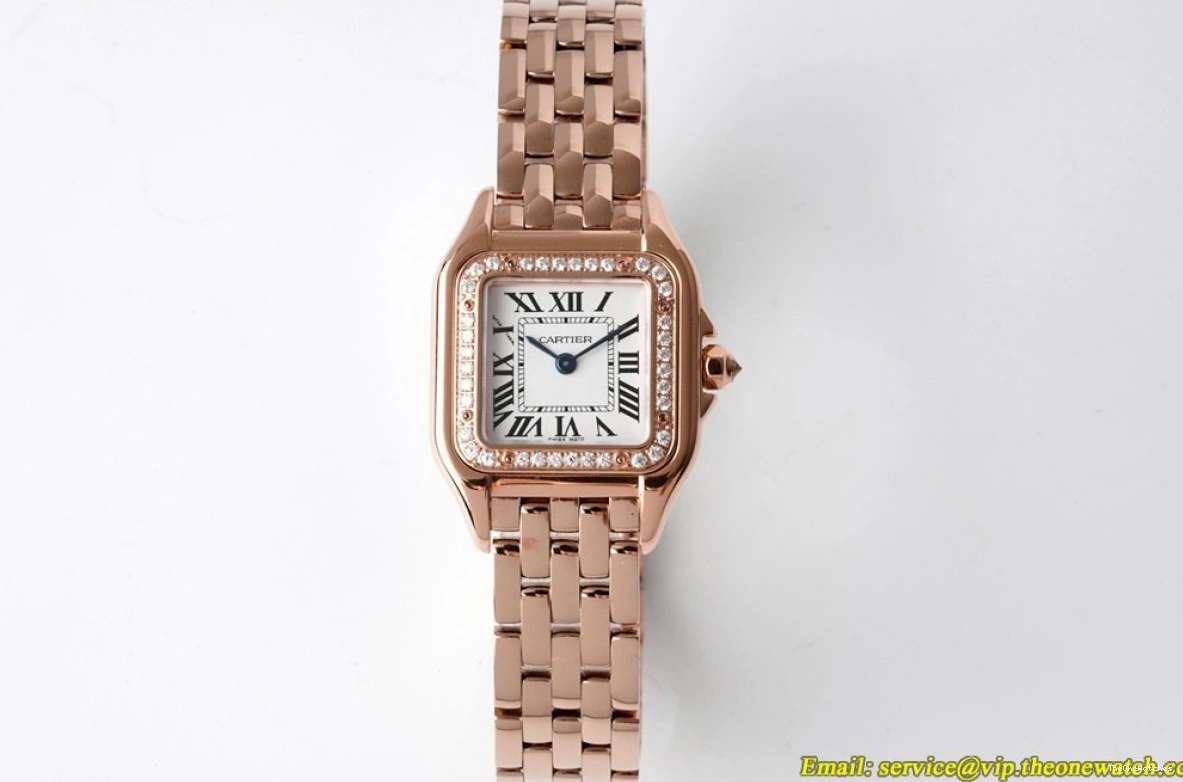 RG Ladies Dial BVF Dia White Quartz Secrete De RG 22mm Panthere 0421